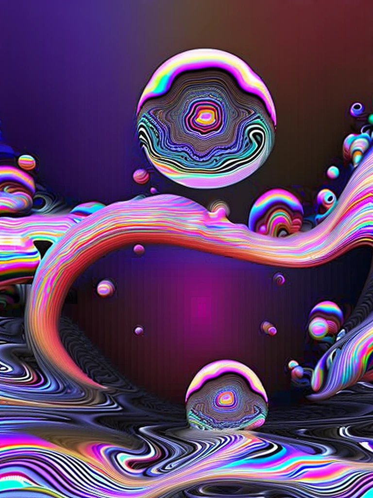 An image of light emerging from colors in a psychedelic dream, shimmering glass morphing out of colors, trippy vibrant colors, perfectly formed beautiful reflective bubbles, attention to detail on the bubbles and spheres, beautiful psychedelic digital art, pixel art, trippy colors, 4d mandelbulb psychedelics, glass like psychedelic landscape, intricate rainbow environment, psychedelic underwater brightness, neon colors, bright fluorescent colors, psychedelic trip, fluorescent psychedelic aesthetic, psychedelic vibrant colors, bright psychedelic neon colors, paint splattered backgrounds,swirling spirals and vortex, bright vibrant colors popping out from 3d glass spheres, Pixel Assets, Portrait photography, surrealism, Photorealistic, Hyperdetailed, Glass Morphism, Digital Art, Sparkle, Optical Illusion, Glowing Light, Reflection Light, Overexposure, Backlighting, Depth Of Field, Rotational Symmetry, UHD, High Details, High Quality, Super Detailed, Best Quality, Award Winning, Masterpiece