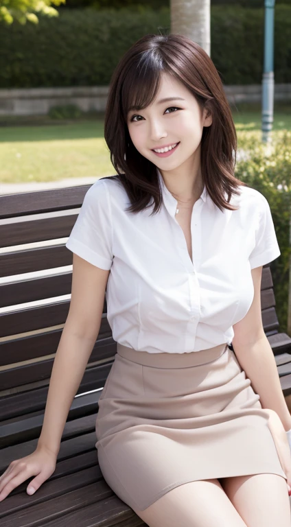 (Highly detailed 8K wallpapers)、Sharp focus、In detail、Drama、Delicate and beautiful 、Sheer white shirt、Navy blue ribbon on collar、Dark blue pleated micro mini、White Lingerie、sexy、Laughter、Looking into the viewer、Beautiful graphics、A bright school building with strong sunlight streaming in、Please show me your whole body、Sit、squat、Show me your plump panties