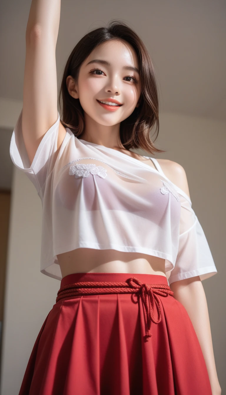 1 female、whole body、beauty,Beautiful Face,smile、A dignified appearance,((Large Breasts)),(Saggy breasts:1.5)、Front view,Focus on the chest、Ultra-realistic,Ultra-high resolution,Highest quality,8K,masterpiece,The cutest Yoshioka Riho、((Full nudity)),8K,Highest quality、Bright lighting、(((full nude))),(((full nude))),(((full nude))),(((full nude))),(((full nude))),(((full nude))),(((full nude))),(((full nude))),(((full nude))),(((full nude))),(((full nude))),(((full nude))),