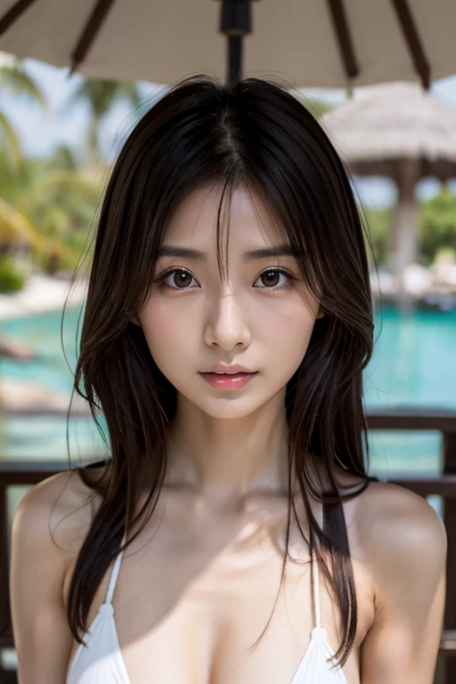 highly best quality、A masterpice、photoRealstic、intricated details、Raw foto、Photon Rendering、Octane Rendering、absurdist、ultra detaild、detailed faces、Detailed skin、trend in ArtStation、8K masterpiece、lighting similar to that in a movie、( (1girls))、((独奏) ))、((Behold))、CG Social Trends、Plastic En、((Black Long Hair))、((a beautiful women))、(smile on face)、Dark blue clothes、(White Skin Skin)、Fashionable、A sexy、hair flowing in wind、((Flowing hair))、happy、fashion magazine、((lighting similar to that in a movie))、mountain hut、
