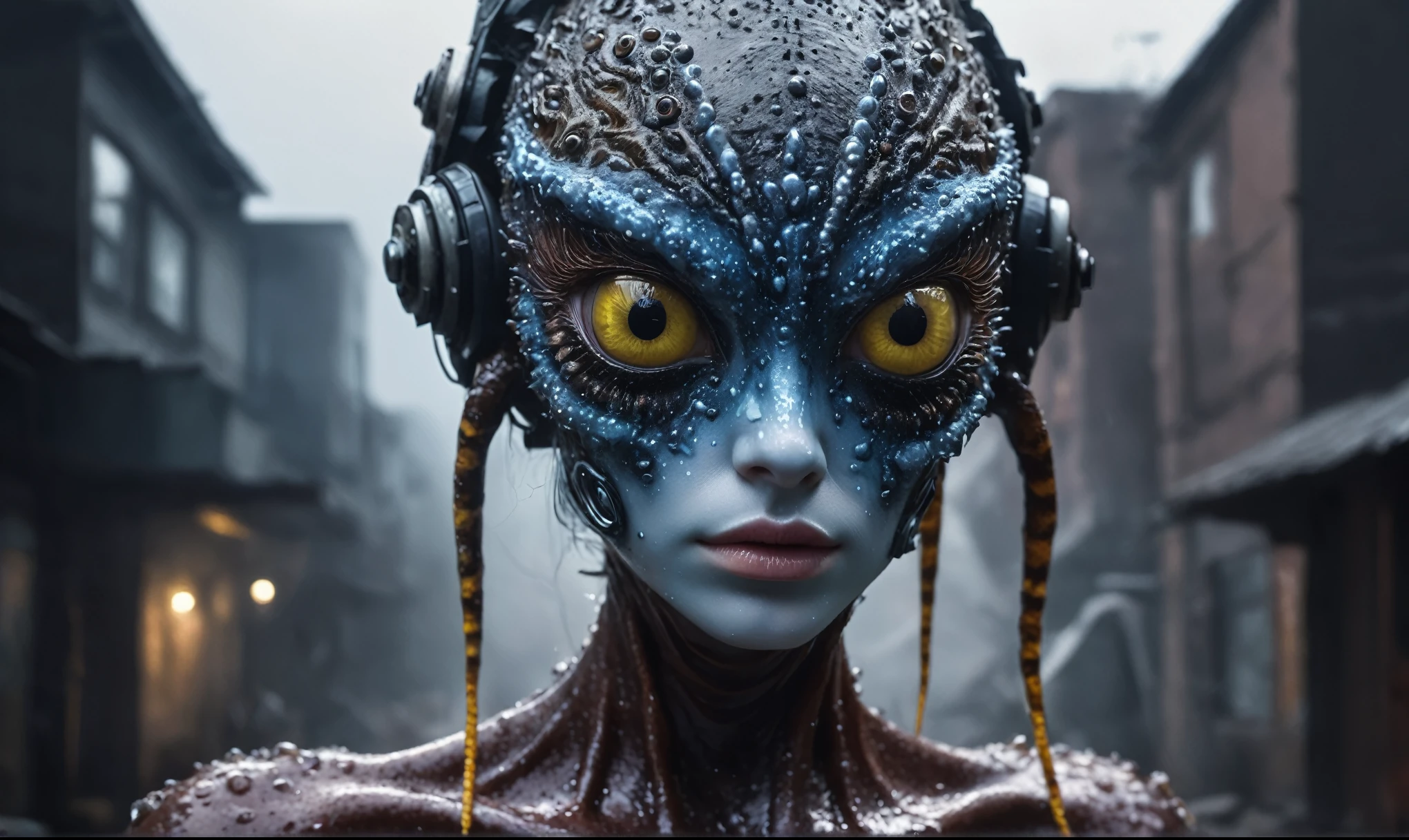 full-body-shot,pearl fairy, Cinematic,Muted colors, Technicolor,natural marble skin textures, hyper realisitic, hyper detailed,Extremely detailed,High contrast,Masterpiece,Realistic,Ultra Detailed,,Quentin Blake Style Photography,full body length,once pretty,full body,bailong plant Caribbean sparas made of dead charcoal ,charcoal Alien ,ominous winter landscape, intricate details,realistic humid skin,extremely intricate,Epic Realistic ,home drama, thriller, cinematic style,Nicola Samori,Wangechi Quality, messy hair,pretty face,extremely detailed,masterpiece,intricate details,faded,eyes extremely detailed,high detailed eyes,16k resolution,RAW, Nikon Z9，transition between two art styles, Ink painting to photorealism, Double contact, X-ray,natural skin textures, hyper realism, hyper detailed,Extremely detailed,High contrast,Masterpiece,Realistic,Ultra Detailed, intricate details,realistic humid leather,extremely intricate,Epic Realistic, cinematic style,irina yermolova,high contrast,hdr,extremely detailed,r ,A Modern flat toon Crazy whit a Big ONE a Only Eye Robot USSR , and helmet Style, tongs in hands, Tv head, pinhead, camouflage Yellow White Pink Rusty, Ambient in a meteorite crater super detailed,