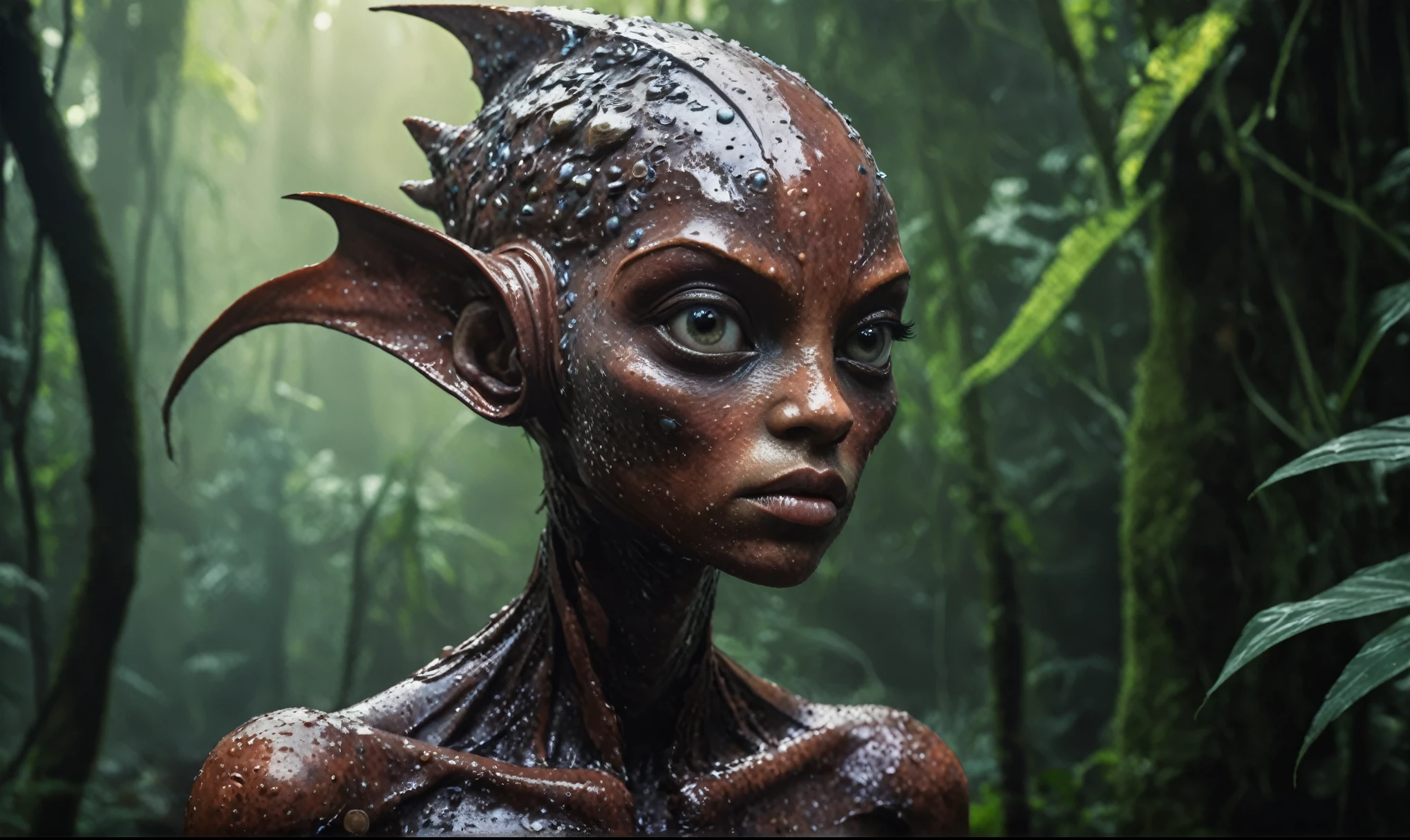<lora:1980s_Fantasy_Style_SDXL:0.3>,1980s,fantasy,style,<lora:Black_Goo:0.3>,Black goo,Black liquid,<lora:CBarkerAIXL:0.3>,horror (theme) cbarkerai,<lora:dark_fantasy_art:0.3>,dissolve,<lora:DonMN1gh7D3m0nXL-v1.1-000008:0.1>,donmn1gh7d3m0nxl,<lora:Fleshmutant_R2-000003:0.3>,fleshmutant,cybermutant,<lora:SDXL_Sacred_beast:0.25>,bj_sacred_beast,<lora:Tim_Burton_Painting_Style_SDXL-000009:0.2>,tim burton style,<lora:Dark_Novel:0.2>,woman,<lora:xl_more_art-full_v1:0.5>,<lora:WowifierXL-V2:0.3>,<lora:RMSDXL_Darkness_Cinema:1>,<lora:RMSDXL_Creative:0.3>,<lora:stylesqueeze_v3_xl:0.3>,<lora:add-detail-xl:0.3>,<lora:Cinematic Hollywood Film:0.3>,Cinematic Hollywood Film,Cinematic Hollywood Film style,, Ultra-HD-details, glow effects, godrays, Hand drawn, render, 8k, octane render, cinema 4d, blender, dark, atmospheric 4k ultra detailed, cinematic, Sharp focus, big depth of field, Masterpiece, colors, 3d octane render, 4k, concept art, trending on artstation, hyperrealistic, Vivid colors, extremely detailed CG unity 8k wallpaper, trending on CGSociety, Intricate, High Detail, dramatic, glow effects, godrays, Hand drawn, render, 8k, octane render, cinema 4d, blender, dark, atmospheric 8k ultra detailed, cinematic, Sharp focus, big depth of field, Masterpiece, 3d octane render, 8k, concept art, trending on artstation, hyperrealistic, extremely detailed CG unity 8k wallpaper, trending on CGSociety, Intricate, High Detail, dramatic, HDR image,true to life image,soft eyes,natural skin,high detailed face,high detailed cloth,film photography,cinematic lighting,sharp focus,(very detailed),((4K HQ)),depth of field,8K,HDR,High contrast,shadows,bokeh,(detailed skin texture),(detailed clothing),(detailed background),(highly detailed skin),realistic texture,realistic shadows, true to life, HDR image,High detail resolution,soft eyes,natural skin,high detailed face,high detailed cloth,film photography,vintage,cinematic lighting,realistic,sharp focus,(very detailed),((4K HQ)),depth of field,f/1.2,Leica,8K HDR,High contrast,shadows, bokeh,(detailed and realistic skin texture),(detailed clothing),(detailed background),detailed skin,(highly detailed skin),(8K HDR photo),realistic texture,realistic shadows,accurate to life,living image,lifelike, Thorough,analog style,female focus,highest quality,(highly detailed skin),perfect face,skin pores,(bokeh:0.6),sharp focus,dappled lighting,(backlighting:0.7),film grain,photographed on a Sony A7R IV,18mm F/1.7 cine lens,(highly detailed, intricately detailed),8k,HDR,front view,(full body visible:1.2)