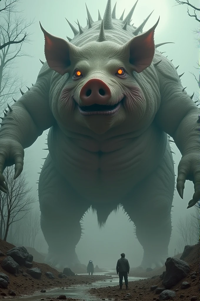pigyon the filthy eater of corpses the infernal pig executioner of the flesh the master of the insane and sick