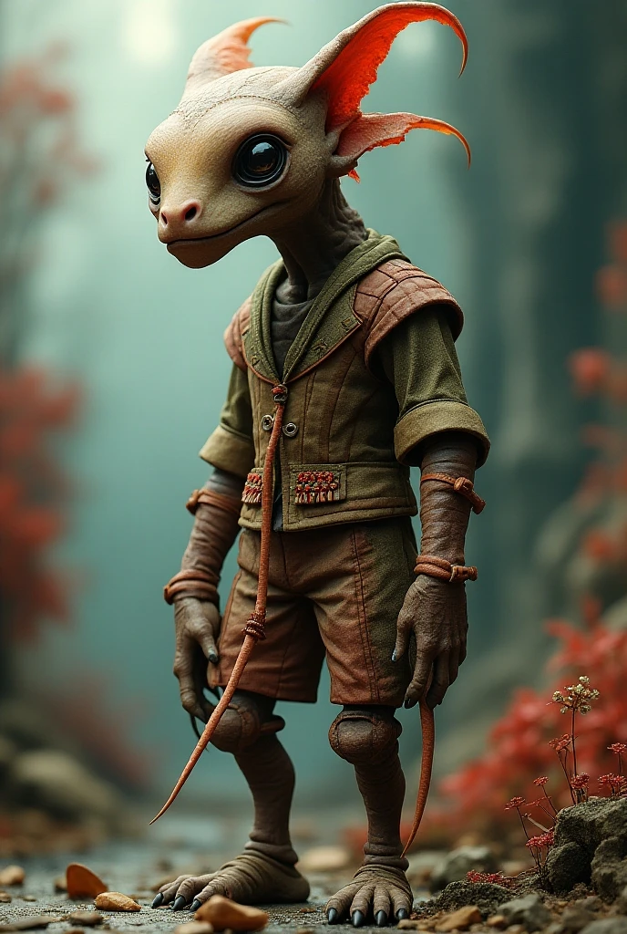 Jar Jar Binks naughty without wearing clothes
