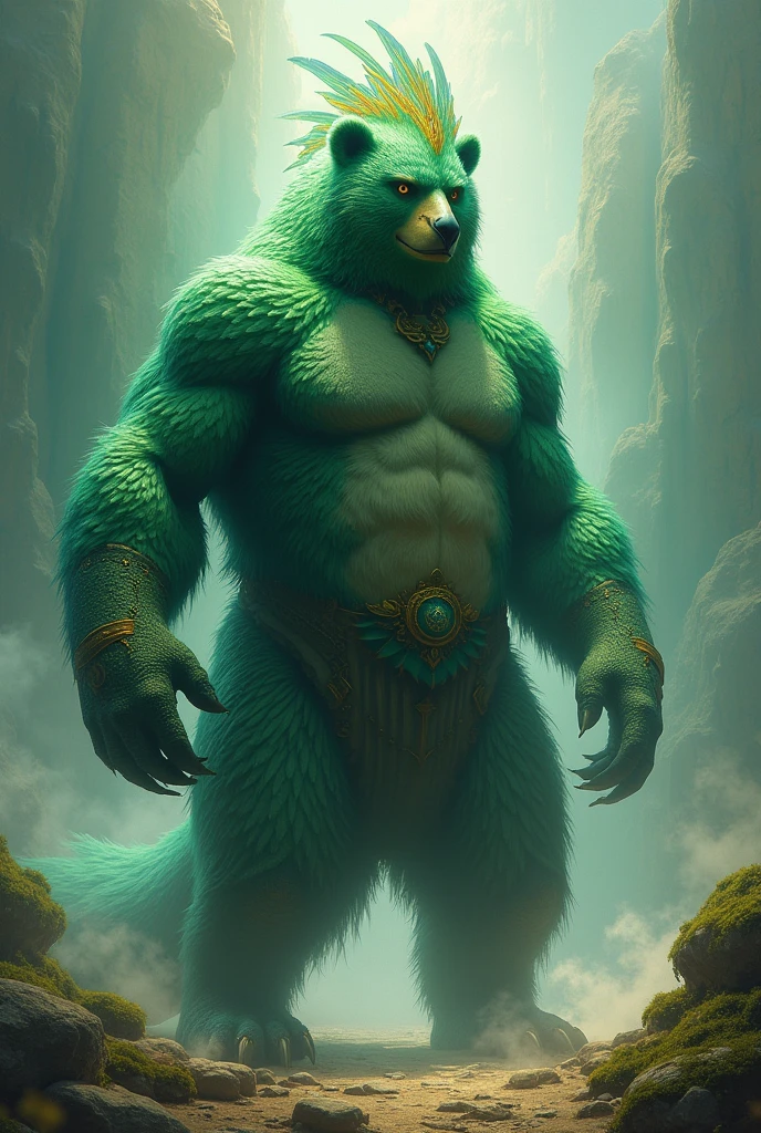 ((best quality)), ((masterpiece)), (detailed), perfect face, perfect eyes, Furry, Swamp Monser, No discernable species, fictional species, fantastical species, species obscured by plants covering them, big pecs, broad shoulders, musclegut, defined abs, implied nudity, emerging out of swamp water, lustful, dominant, horny, vivid colors, pastel colors, soft shading, Liminal space, dream core, nostalgia core, Anemoia, Kenopsia, birch forest, bog setting, looking at viewer, predatory look in eyes, walking towards viewer, crotch obscured by water, vaguely draconic, resembling an an anaconda, resembling a sergal