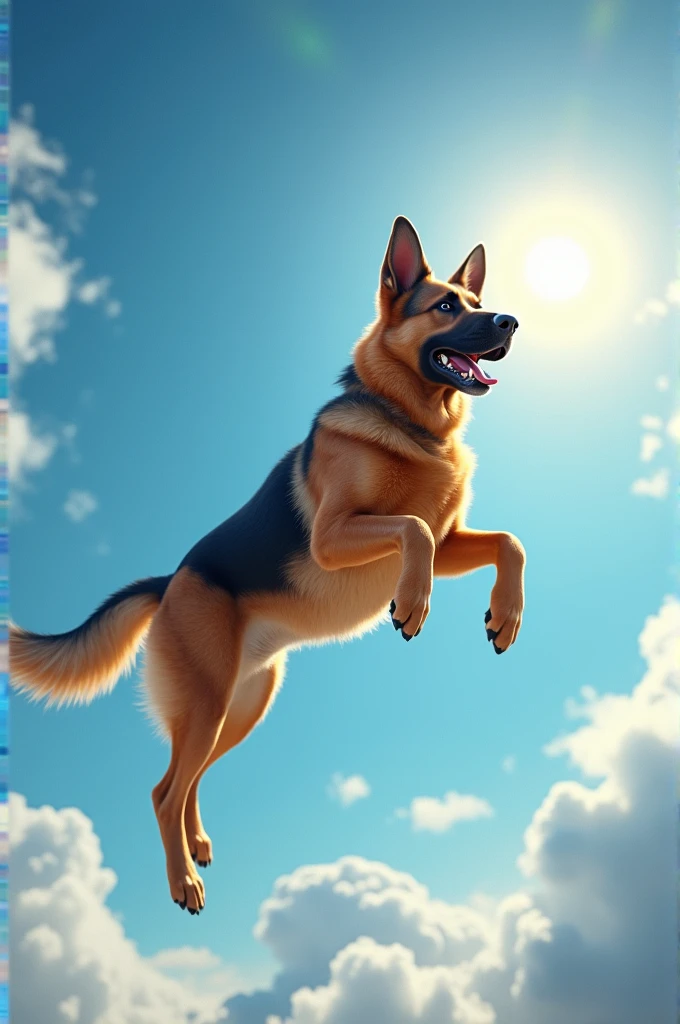 Dog flying
