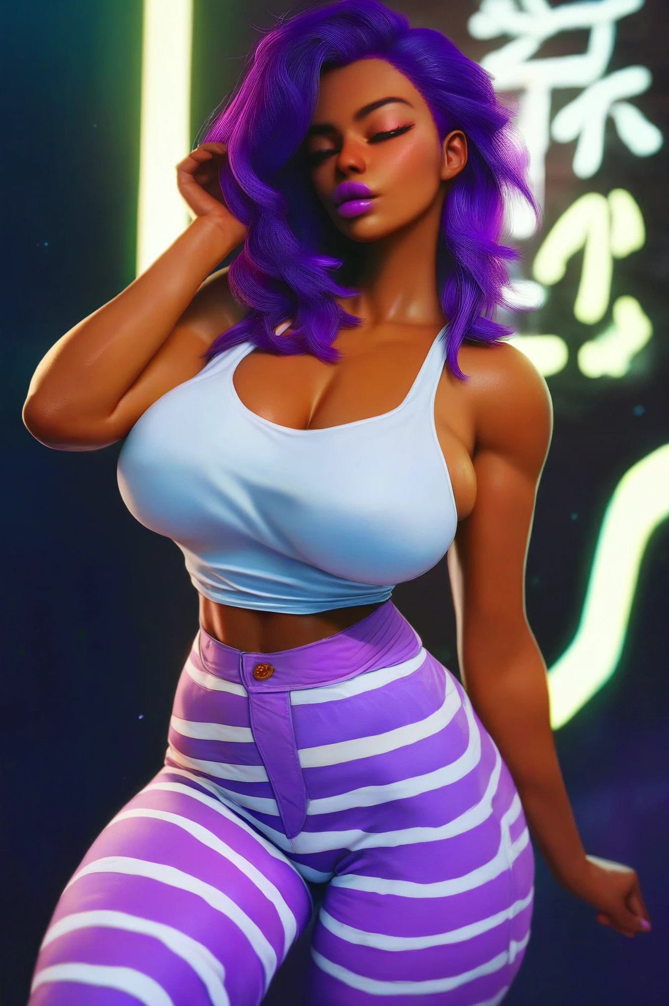 Araffada woman in a black top and leggings sitting on a skateboard, Instagram Template, profile picture, chica sexy, cute girl in tank suit, she is wearing a black tank top, Thick, Kailee Mandel, Fitted garment, angelablanca, cara sexy, tight suit, attractive face and body, Violet Myers, alana fletcher, profile picture, tight dress