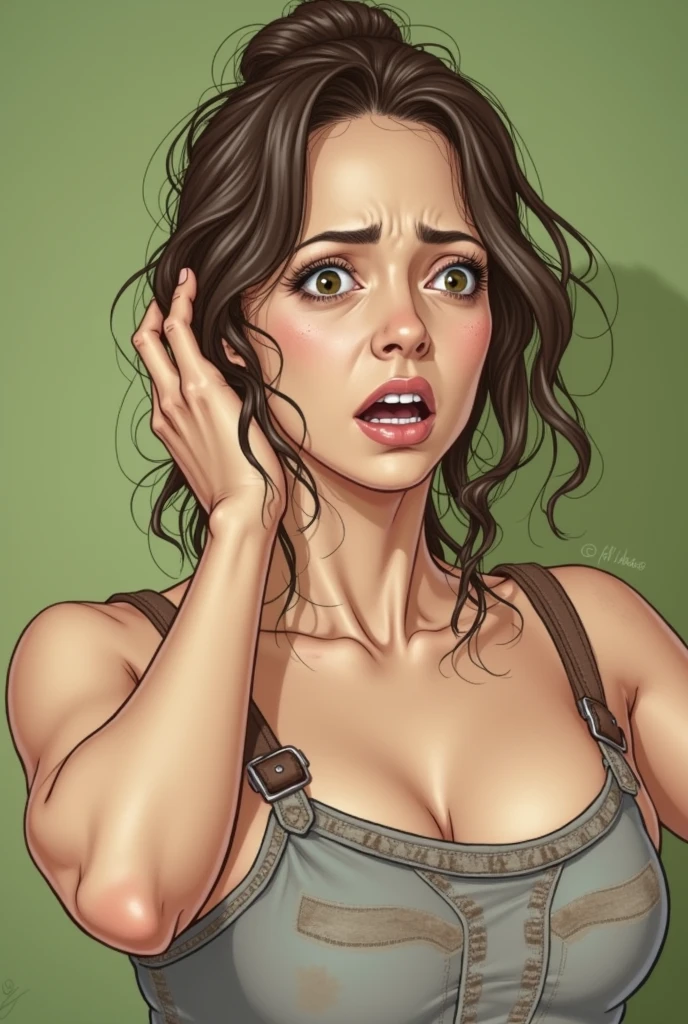 ((Sophie Marceau)), High school, brown long hair, big breasts, thick thighs, white panties, pulling panties up, skinny chubby, (((she is brutally slapped in the face by a big penis:1.2))), (((hit in cheek))), (((woman body view:1.2))), ((panty))), (((women beaten by realistic horse’s penises))), (((penis deformed by the violent impact:1.2))), (((sweaty skin))), (((standing on tiptoe:1.2)))