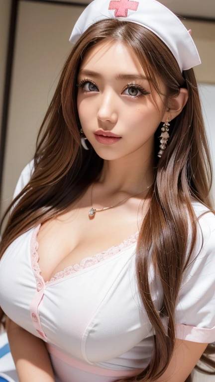 (                 sexy shot、   Best Quality、8k、Award-winning works、    Ultra-fine  )、Beautiful woman、(       Show off your body in nurse clothes       , Sexy Breasts:1.1)、 Perfect big  、(blonde:1.1)、        bright colored contacts 、Perfect gal makeup、   shining lipstick 、Very sexy lips、(        very heavy makeup for women            :1.2)、(        ハリー・ウィンストンの       necklace          :1.1)、        Beautiful Bright Eye Shadow        、               Heavy Makeup Around the Eyes                、(Big Breasts:1.2)、         Very Long Wavy Hair         、(Romantic affection:1.1)、        Put the gauze on the outside of your body                、(   }               dark brown beige around the eyes             ....................:1.1)、(Strongly blurred、      、(Strongly blurred background:1.1)、        accurate anatomy        、         ultra HD hair、(    Ultra-fine  の完璧な美しい歯:1.1)、美しい Ultra-fine顔、       Ultra HD Curly Long Hair      、  Clear Bang              、Ultra HD Shining Eyes、輝く    Ultra-fine  の美肌、    Ultra-fine  の艶やかな唇、 ハリー・ウィンストン・        necklace          sword_Escape,Sword Escape       , Long Hair, blondeの髪,         necklace         ,         big bust,  jewellery, very Long Hair, Best Quality,         sharp concentration       , (8,000 people), (4K), (masterpiece), (Best Quality), (REALISTIC SKIN TEXTURE        ),         very detailed,         very detailed, , Illustration,        High image quality, Sharp details, , ,(hospital_background:1.5), (pink_white_nurse_uniform:1.4),  full body ,  ,  Lift her huge breasts    , nurse, nurse cap, Breast Pocket  , Collared dress,   Short dress  , Short sleeve, Thighs, white dress, white headwear, (           sexy shot、   Best Quality、8k、Award-winning works、    Ultra-fine  )、Beautiful woman、(       show off your perfect body in nurse clothes       , Sexy Breasts:1.1)、 Perfect big  、(blonde:1.1)、  bright colored contacts 、Perfect gal makeup、   bright shiny lipstick over  、Very sexy lips、(  Very Heavy Women's Makeup :1.2)、(        ハリー・ウィンストンの necklace    :1.1)、  Beautiful Bright Eye Shadow  、   Heavy Makeup Around the Eyes    、(Big Breasts:1.2)、   Very Long Wavy Hair   、(Romantic affection:1.1)、       Clear Gauze on the Outside of Your Body          、(    many women accentuate body lines    ....................:1.1)、(Strongly blurred,    hospitalでのの鮮明な画像  :1.1)、(Strongly blurred background:1.1)、  accurate anatomy  、   ultra HD hair、(    Ultra-fine  の完璧な美しい歯:1.1)、美しい Ultra-fine顔、       Ultra HD Curly Long Hair     、  clear bang  、Ultra HD Shining Eyes、輝く    Ultra-fine  の美肌、    Ultra-fine  の艶やかな唇、 ハリー・ウィンストン・  necklace  ,whiteストッキング,heel  