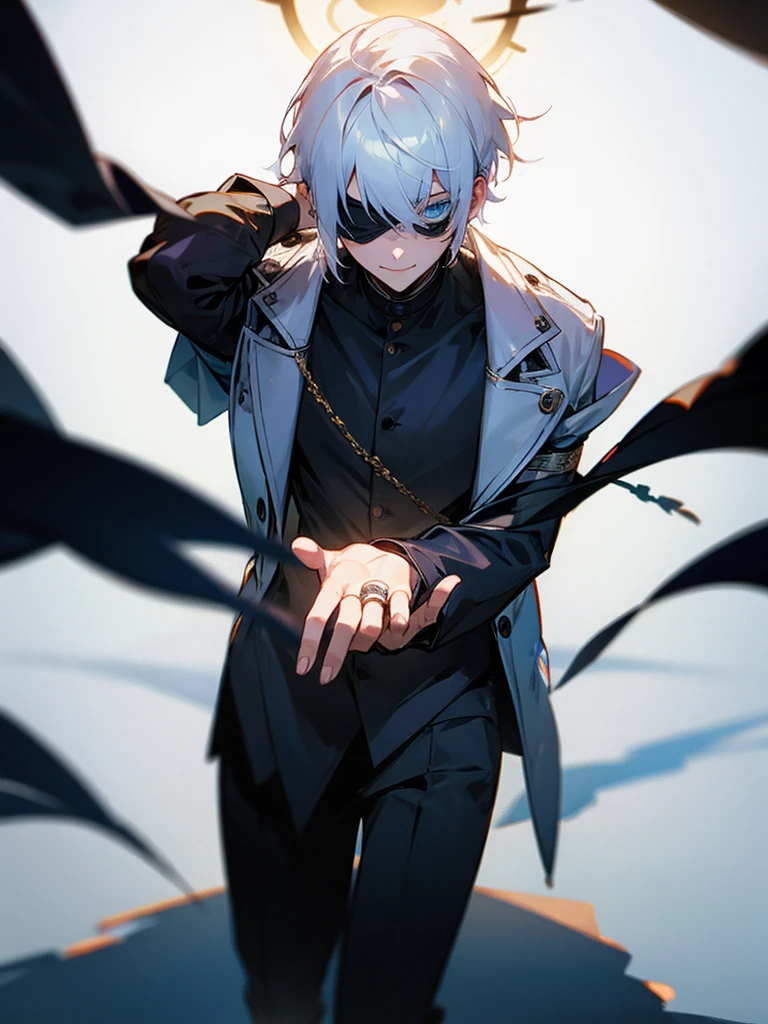 young boy, pure black eyes, wearing black clothing, surrounded by dark void, dark magic, black eyes, white pupils with black sclera, black magic, black surroundings, black ink, ink, black veins, black