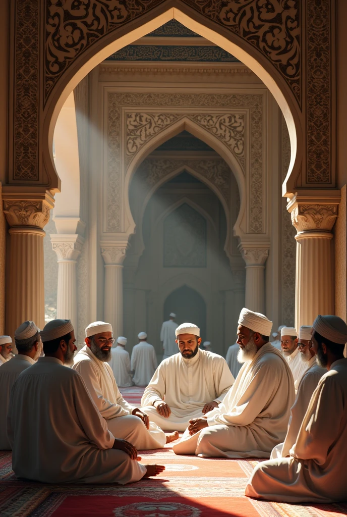 Five muslim man