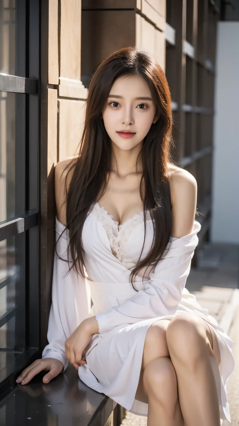 ultra-detailliert、hight resolution、Transcendent beauty top-quality、masterpiece、Dark blue high socks、majicMIX Real、(Raw photography:1.2)、(Photorealsitic:1.4)、The beauty of beautiful details and delicate facial expressions、A dark-haired、((Panties are visible))(Squatting panty shots)piercings、Lashes、Sparkling eyes、shiny lip、beatiful detailed eyes、huge filesize、、(Japanese girls' high school uniform))、Very detailed expression、finely detail、Highly detailed face movie lighting、a 18 year old girl、front facing、((dynamicposes)))、(open stance))、(Skirt from bottom to top:1.5), pleatedskirt、The shirt、Sexy upper eyes, (Spread your crotch to show your panties:1.5), (White panties:1.5), (Black long hair:1.5), (Wet panties and see-through:1.0), (Fit body:1.5)、Moles under the eyes、