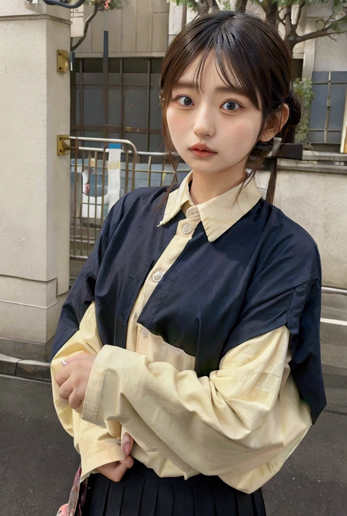 Street snap Japanese women PUMat shirt 1 girl, 