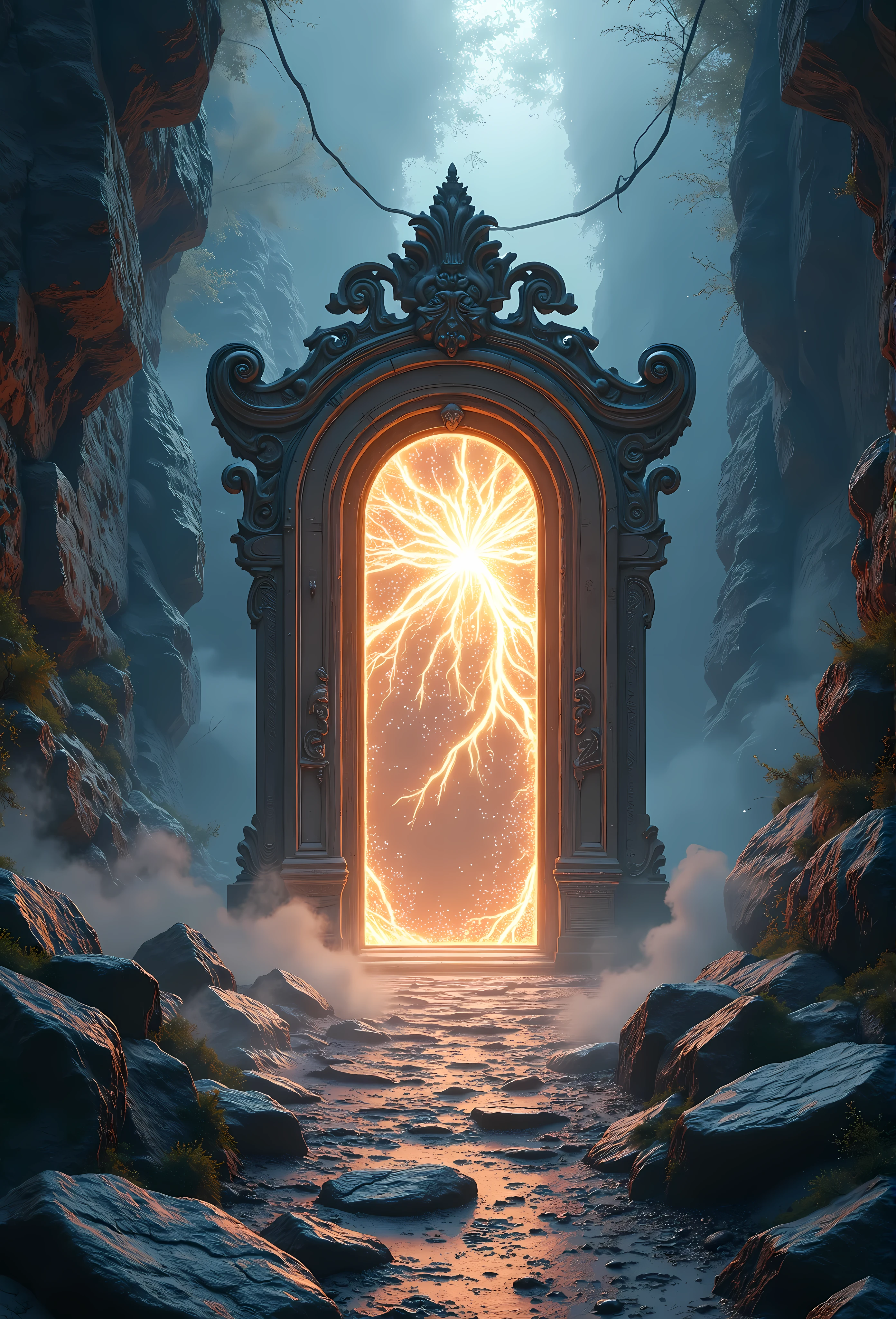 Entrance to another dimension, A door that almost opens , A production where both doors open, CPC, ROUGH, 