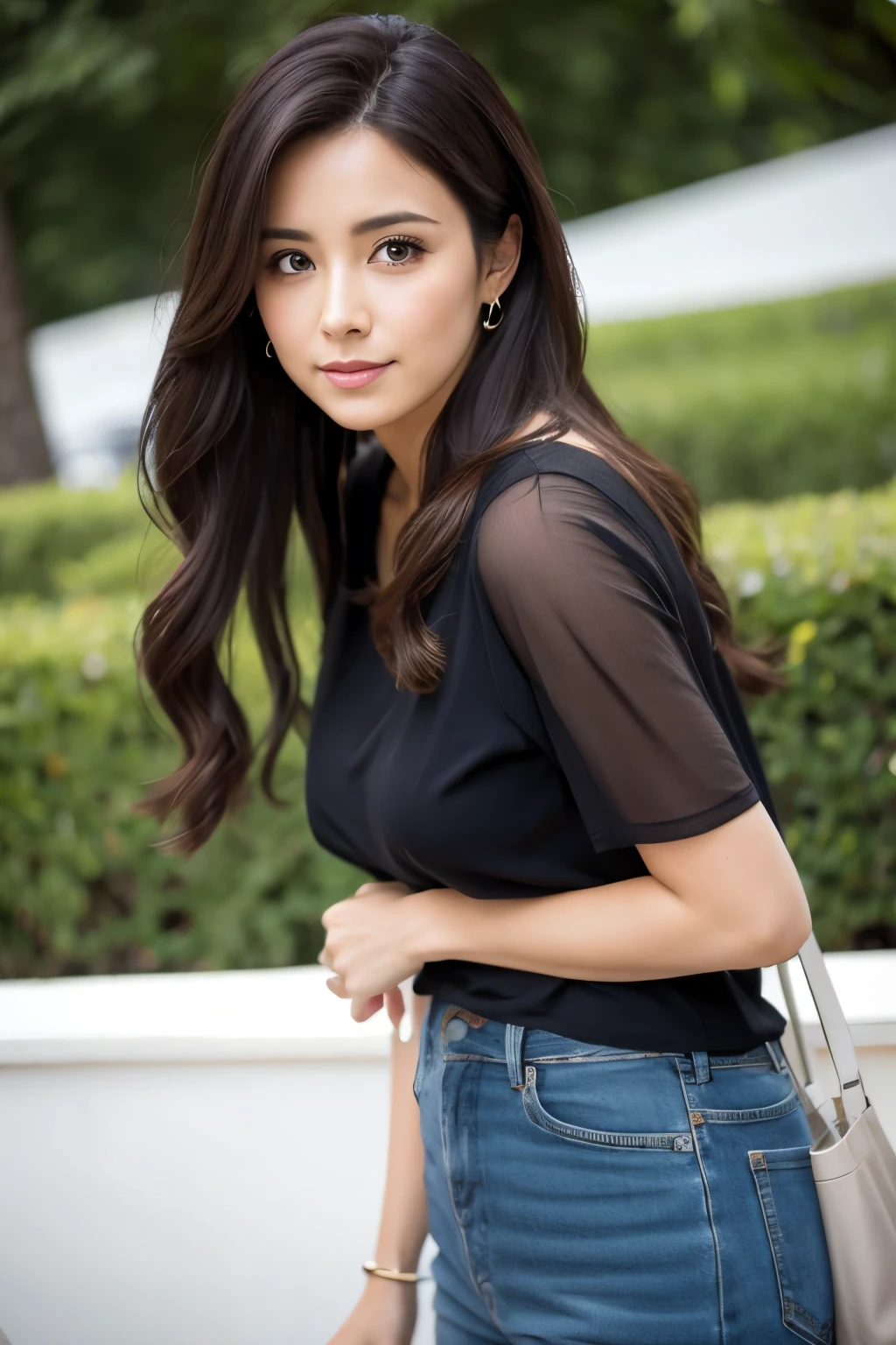 Costumes that change every time,((Never take off your underwear:1.4))((best qualtiy, 8K, tmasterpiece:1.3)), sharp:1.2, Perfect figure beautiful woman:1.4, Slim abs:1.2, ((Layered Hair Style, huge udder:1.2)), (Clothes that change every time：1.5），（Street：1.2），(((Pull up your skirt,  With their own hands.：1.5)))，Highly detailed facial and skin texture，A detailed eye，二重まぶた，A sideways glance at the camera，The color of the pants changes with a single image.,Sweet smile,((The woman in the back is wearing a skirt:1.4))