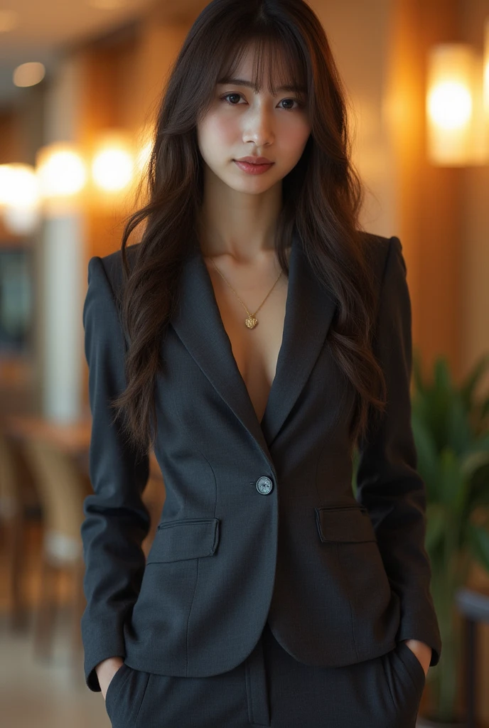 Office Lady、suit、skirt、Japanese、young slender woman、cute、Beauty、1、sexy、hot and taking off her stockings、(best quality,4K,8k,highres,masterpiece:1.2),ultra-detailed,(realistic,photorealistic,photo-realistic:1.37),HDR,uhd,studio lighting,ultra-fine painting,sharp focus,physically-based rendering,extreme detail description,professional,vivid colors,bokeh,cinematic lighting,dramatic shadow,