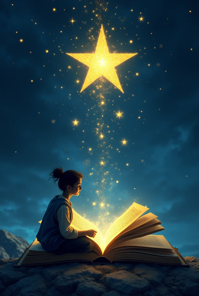 The logo is a charming and vibrant pictorial representation that captures the essence of imagination and fun. In the center, there is an open book with pages that seem to fly, like wings, in a graceful motion. The pages are filled with colorful illustrations of adorable characters and elements of nature, which reflect the magical world of children's stories.
Above the book, a small halo composed of bright stars creates a glow effect, conveying the feeling of enchantment and fascination. To the left of the book, an illustration of a smiling child, wearing a goblin hat, stares in wonder at the open book, representing the infectious joy of immersing himself in captivating stories.
