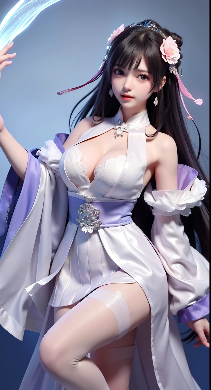 Top image quality、Raw photography、A high resolution、20-year-old cool Korean、big round chest、thin silk coat、lace underwear、Beautiful Eyes of Details、very elongated eyes、Beautiful eyelashes、Beautiful double eyelids、eyeshadows、 wearing super tight mini boxers,long legs,medium thighs, beautiful eyes finely detailed、elongated eyes、long eyeslashes、Beautiful double eyelids、eyeshadows、earrings、shiny white skin、 red, black, purple, violet, pink, yellow, white, blue, cyan,
