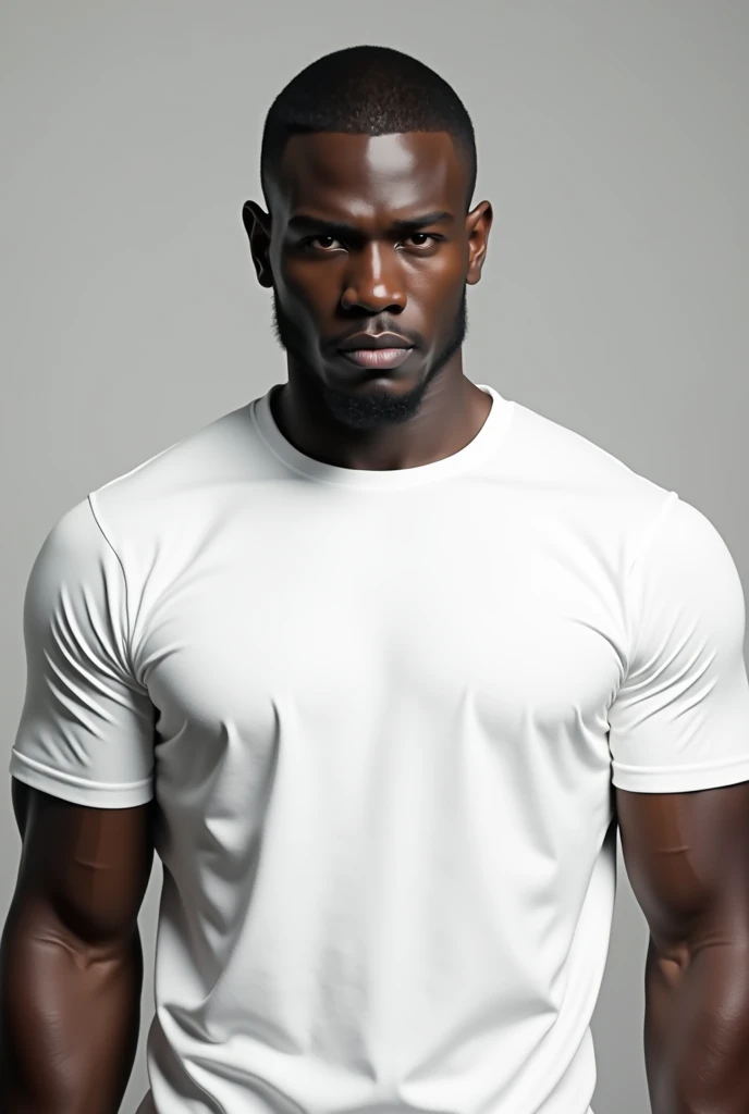 Skinny black man in white tank top, CJ, speaking