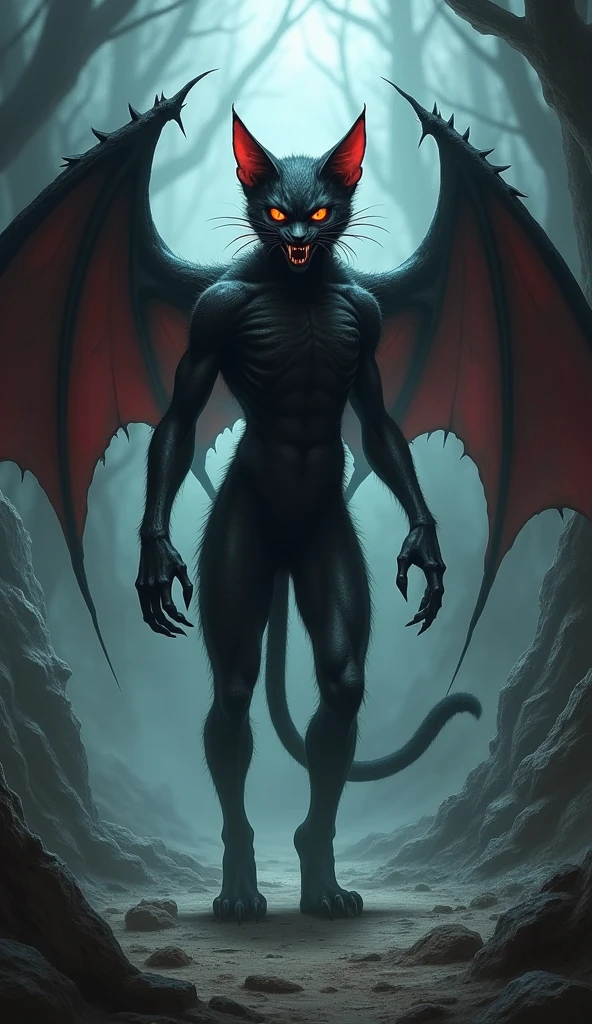Stable Diffusion prompt: Stolas naked, (best quality, ultra-detailed, realistic:1.37), with a big penis, oil painting, demon, dark atmosphere, glowing eyes, large wings, muscular body, ominous background, demonic features, intense colors, dramatic lighting.