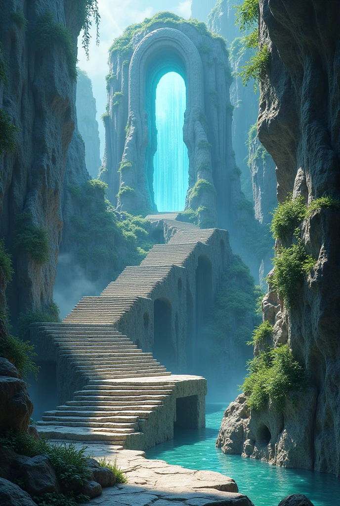 Ultra Wide Angle Towering Tiered Stone Steps Vines Surreal Elements to Layered Invariate Gates Strange Fantasy Blue Glowing Rich Color Levels Complex Details,masterpiece, Best Quality ,Futuristic Sci-Fi Style
Delicate Dynamic Realistic High Detail ., Best Quality ( Correct Perfect Anatomy ) Super details Animation art and visual effects masters perfectly compose complex details Digital art