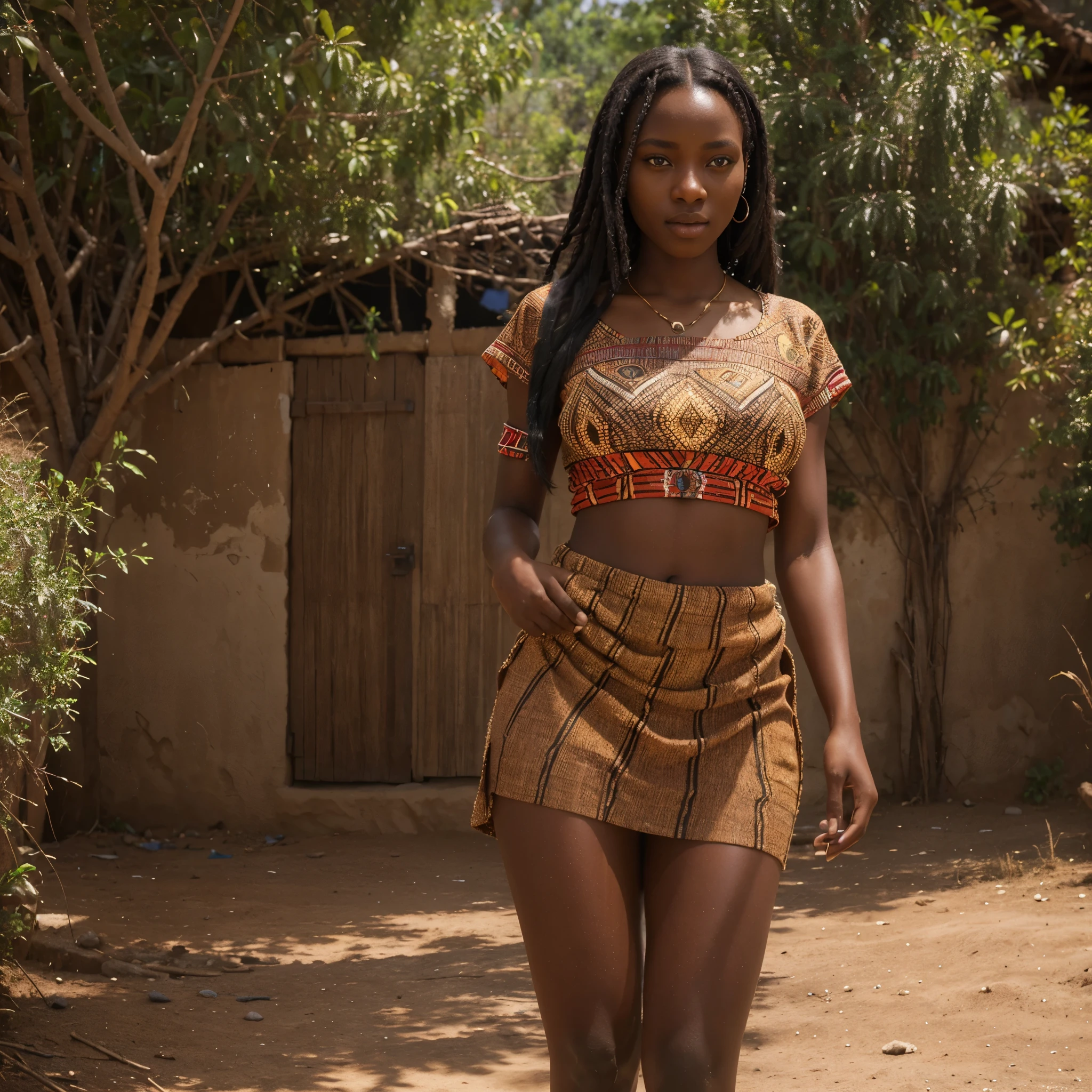 Nia Mukanda, uma jovem angolana de 19 anos, whose history unfolds between traditions rooted in the shadow of Monte Moco. Seu sobrenome, Mukanda, ecoa como um elo com a ancestralidade, connecting it to the past and propelling it towards a future where traditions are a treasure to be preserved. Between laughter and songs, Nia forja seu caminho, leaving a lasting mark on the diverse tapestry of Angolan culture.