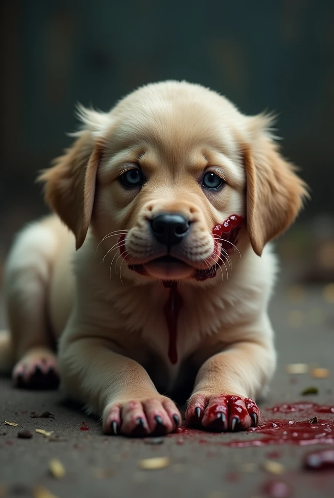 Dog head for sale, dead dog, eat dog