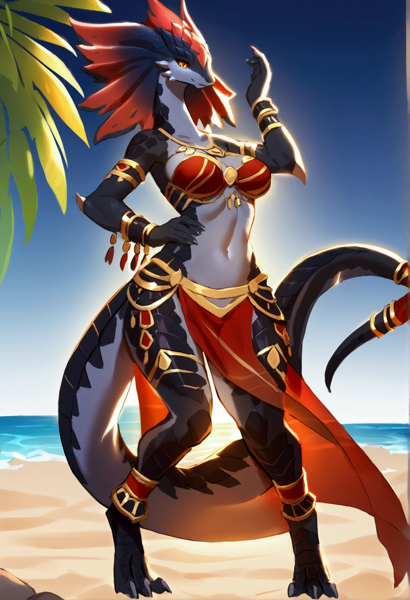Lava dragon bikini