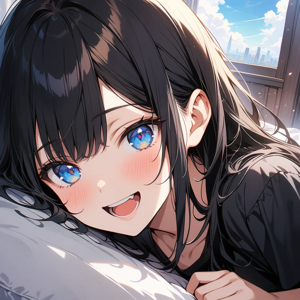 Brother: (Waking up his sister who is still asleep) "Come on, wake up! It's morning, we need to get ready for school."
Sister: (Rubbing her eyes and smiling) "Okay, Brother! But can we play with our bikes later?"
Brother: "Of course!"