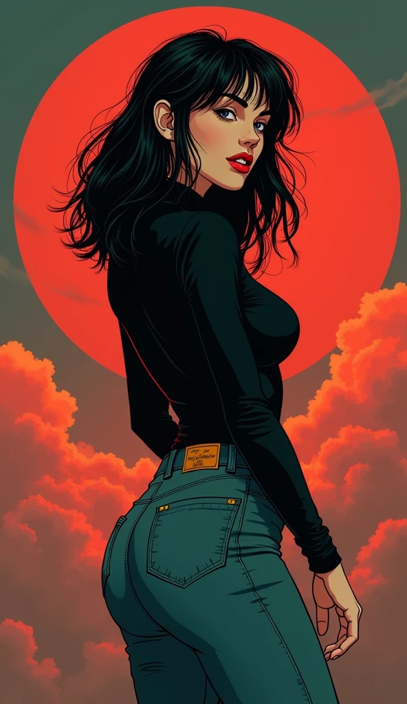 (masterpiece:1.1), (best quality:1.1), (aesthetic:1.1), (vibrant colors:1.2), BREAK, 
(surreal:1.1), (industrial:1.0), BREAK, 
(solo:1.2), (dynamic pose:1.0), (Adult Flim Actress Daisy Marie:1.1), (windy:1.0), 
