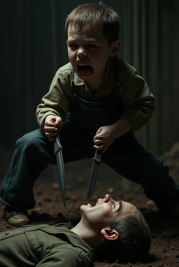 Imagine Peter pan murdering the kids as they sleep and laughing