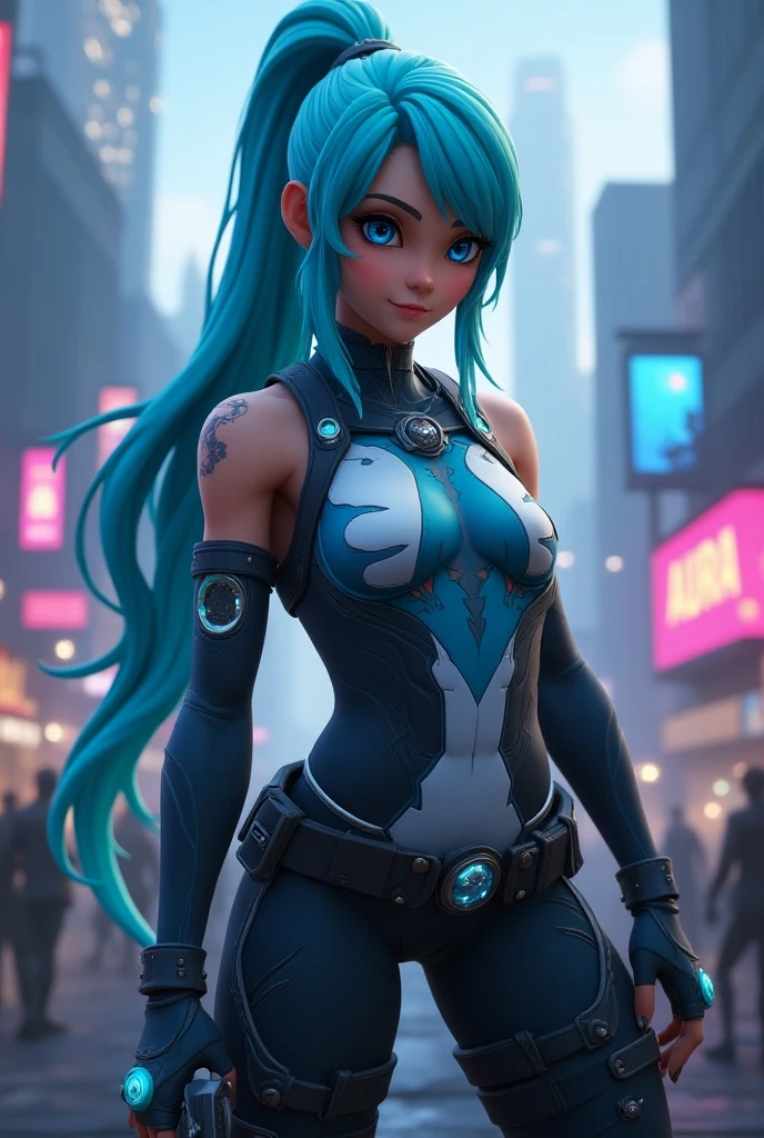(8k),(masterpiece),(Japanese),(),((innocent look)),((Childish)),From the front,smile,cute,Innocent,Kind eyes,Flat chest,Hairless vagina, Cameltoe, Hinata Hyuga wearing Cyberpunk Bodysuit,Long,Hair blowing in the wind,Dark Blue Hair,Strong wind,night,dark, Neon light cyberpunk Konoha Village