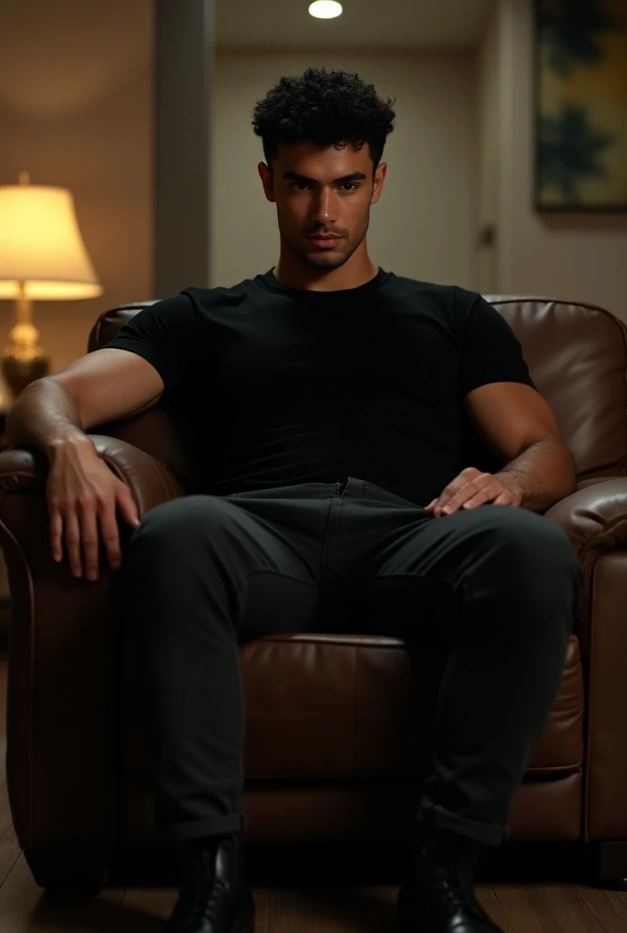 A man sitting cross legged