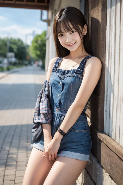      High Quality Masterpiece     , 8k,        Japanese Girls,       RAW photo,  Winner portrait smile face, 笑face, Alone, uniform, Summer Clothes Idol&#39;face, violet, Gardenia,         delicate girl,                            Long Black Hair      , Dark Eyes, Upper body digital SLR, Frank, Sophisticated,  Thin arms,   Perfect for professional writing        ,    chromatic ablation   , (Details of the eye and face: 1.0), (Bokeh button:1.1)