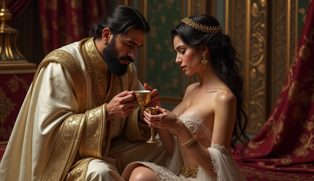 (best quality,highres,masterpiece:1.2),ultra-detailed,(realistic,photorealistic,photo-realistic:1.37),portraits,night scene,candlelit,sublime,holy,monastery,forbidden love,dark secrets,sensual pleasure,forgiveness,temptation,woman's struggle,religious conflict,hidden desires,emotional intensity,transgression,pleasure and guilt,eternal torment,surrender and redemption,secret rendezvous,garden of desires,erotic tension,yearning,eroticism,veiled passion,freedom and restraint,lust and devotion,hypnotic gaze,crimson robes,whispered prayers,seductive allure,sinful pleasure,sensual curves,conflicting emotions,divine forgiveness,tormented souls,irresistible attraction,forbidden fruit,mysterious aura,unleashed passion,religious ecstasy