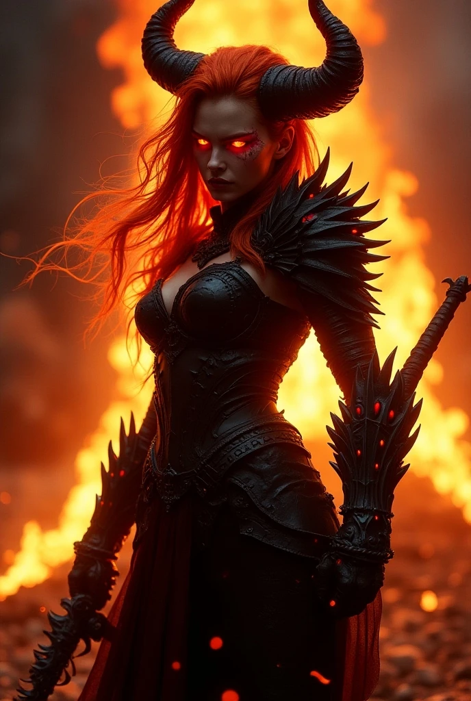(((8k RAW photo, hyper realistic, masterpiece, best quality, crisp detail, high definition, high detail, very rich detail, sharp focus, sharp detail, colorful, rich color, cinematic, perfect studio lightning, full body photograph, mystic atmosphere))), ((fully naked young colorful fire goddes, fully nude, smooth body)), ideal body, naughty smile,((big breast, (showing pussy in the molten lava, BSP), (showing (pussy, vagina, genital, nipples))), ((scorching fire hair)), holding really big long fire sword, ((wide dragon wings, burned diabolos tail)), ((very long sharp claws)), ((scorching fire cavern, hell)), (hundreds of ( skull, bone) on land), ((naked female fire devil behind)), sorrounded by burned skull armies