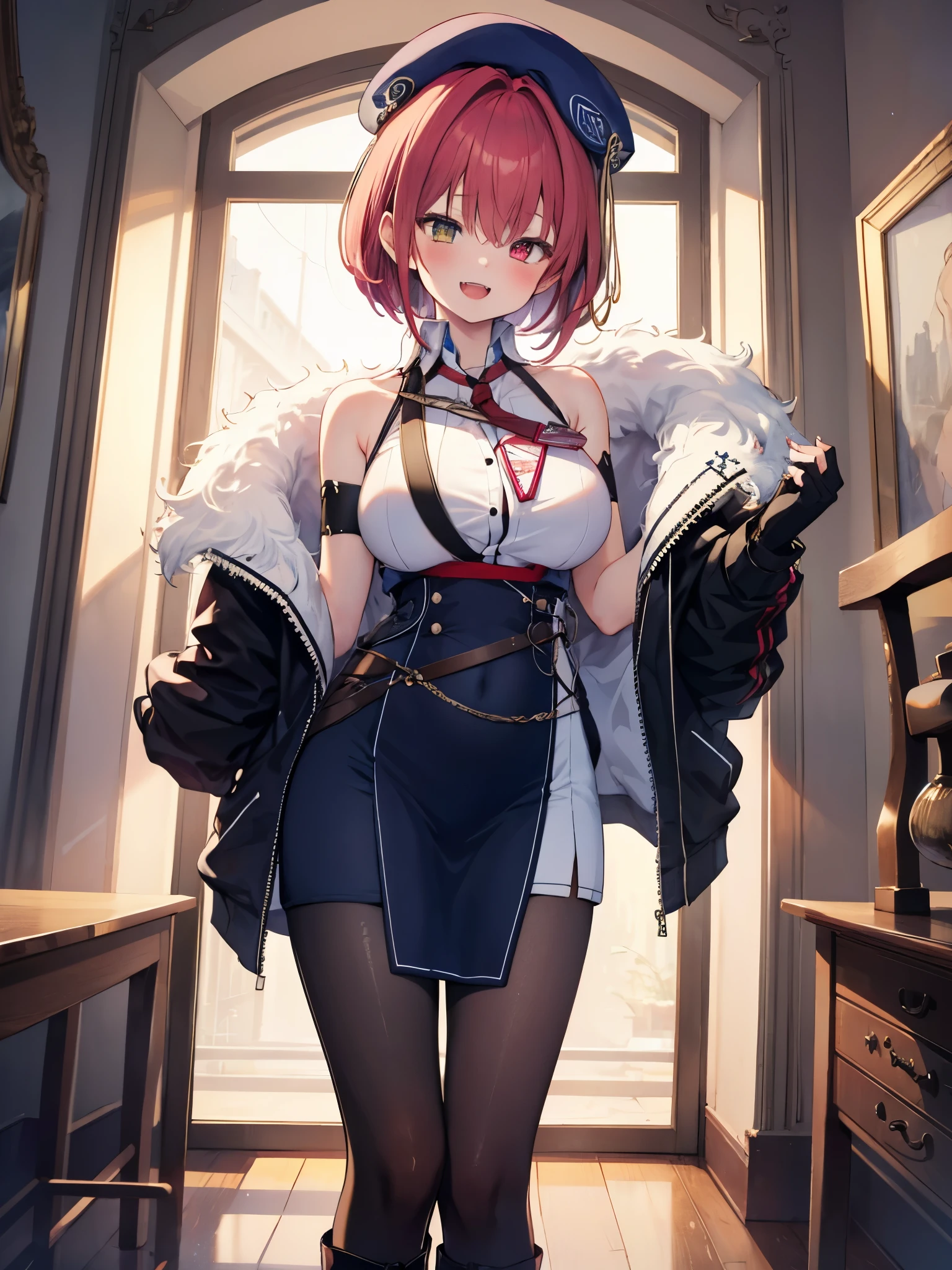 (solo 1 skinny 10 years old girl:1.5), the middle ages, (short red hair:1.5), (short dress:1.3), (plunging neckline), (wiry corset emphasize cleavage:1.1), (very short torso:1.3), (inconceivably thin narrow waist), short (brown capelet:1.2), BREAK, (flapping very short brown skirt:1.3), emphasize thigh gap, (thin long legs), nose blush, BREAK, (12th Century Europe:1.2)
