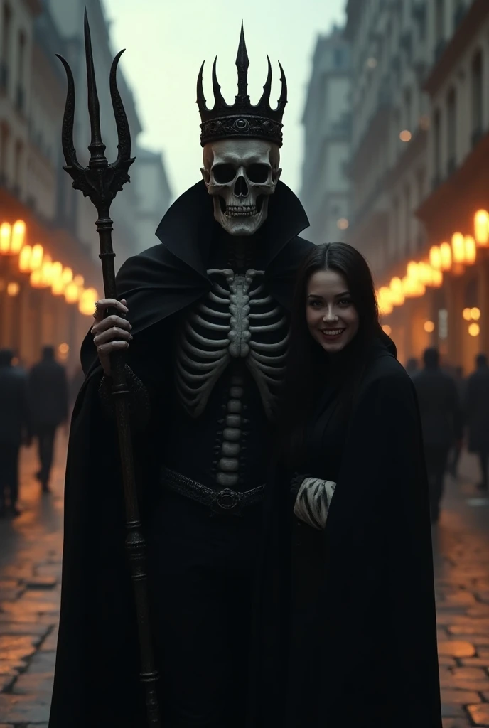 Witch woman Along with the man dressed as ghostface and the clown 

