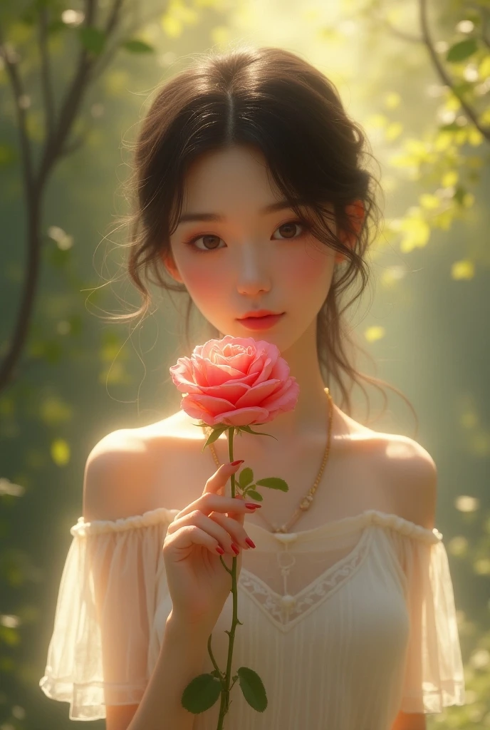 ((top quality)), ((​Masterpiece)), ((Super detailed)), (extremely delicate and beautiful),Ray tracing，White Rose，sit cross-legged，（（white socks）），（（The face is detailed））