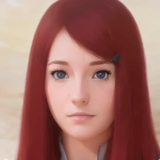      a 19-year-old girl  (perfecta,linda). of Northern European origin  (beautiful,elegant,linda) and Eastern Europe (perfecta,linda), Red hair, slightly violet eyes ,  big eyes,  beautiful Japanese clothing  , square hair clip,  Round pupils  ,rostro(beautiful), form(perfecta), oval face, outlined in  (eyes,eyebrows),  High level of detail ,  Just looking at the viewer  ,  charming smile  , (realistic:1.4),(:1.0),  masterpiece  , 8k pixels,  The best quality, Red hair  High level of detail 8k pixels, (better light)