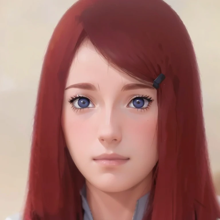       a 19-year-old girl      (perfecta,linda),  model     ,of Asian origin(beautiful,elegant,linda) and northern Europe(perfecta,linda), Red hair, slightly violet eyes ,          beautiful lighting images of Japanese clothing  , square hair clip,    Round pupils   ,rostro(beautiful), form(perfecta), oval face, outlined in    (eyes,students),         High level of detail        ,           Just looking at the viewer       ,        charming smile       , (realistic:1.4),(:1.0),           masterpiece          , 8k pixels,     The best quality, Red hair           High level of detail         8k pixels. Small lips