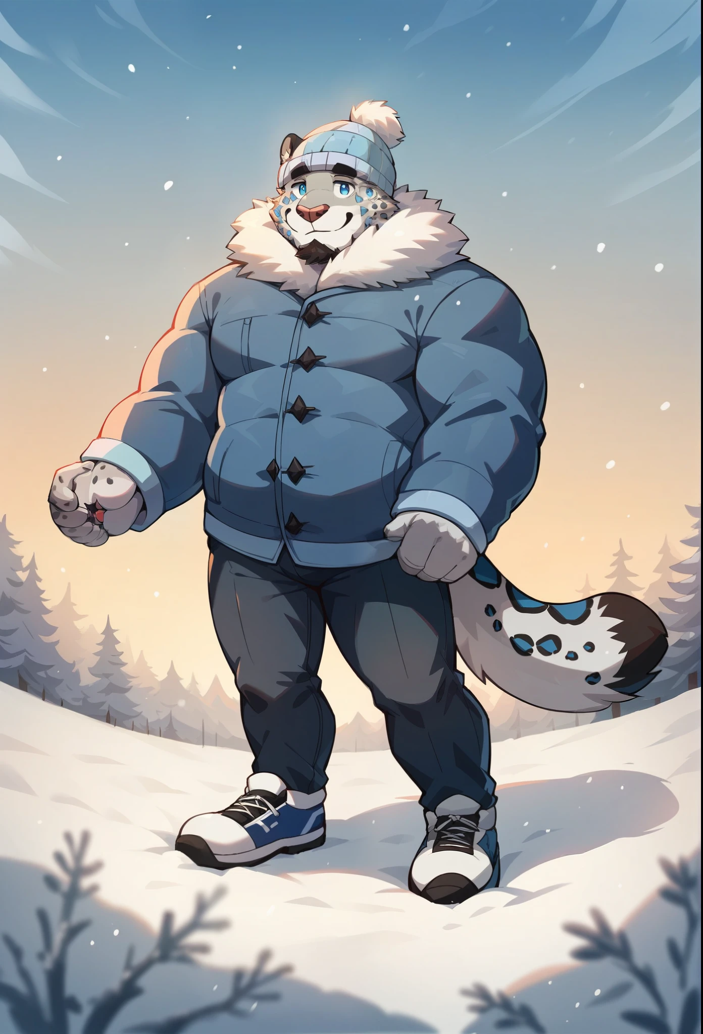 Pencil drawing style, (masterpiece, Best quality:1.2), Otter Teen Boy, winter, body covered in light brown fur, Furry style, Muscle flex, sexual, horny, slender build wild ,full height,very short silver hair,freckles on the body and face,glowing amber eyes,defined muscles,sharp focus, friendly, in speedos, tatoo over biceps
