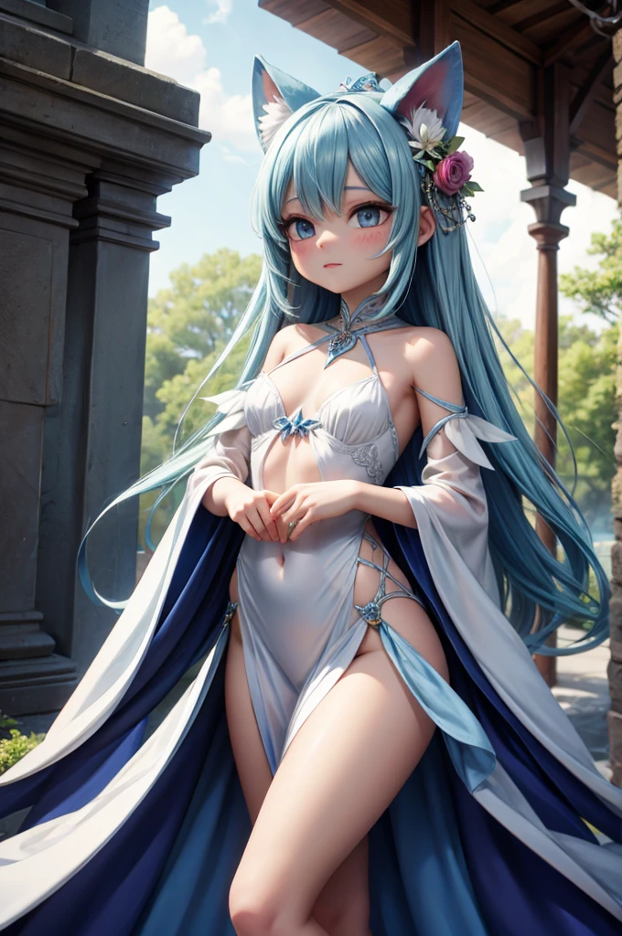1 garota elfa, cabelos pratiado, olhos azuis, orelha pontuda, roupas pretas, fleshy lips, (medium breasts: 1,10), (cintura: 1,05), {{ paisagem em um lago a noite, lua cheia}}