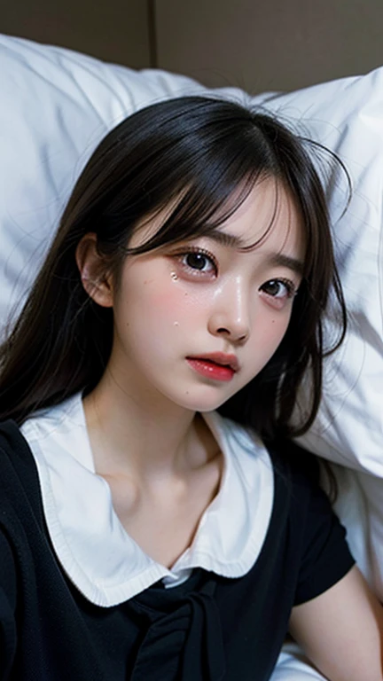 (((Masterpiece: 1,5, Best Quality, high resolution, Super resolution, ultra detailed: 1,2, rich background: 1,4))), (close up), (1 girl), Alone, green eyes, blonde long hair tied with blue Love, hair ornament, blunt bangs, smiling, high school girl, medium chest, ((hand in the air)), japanese clothes, (short blue printed kimono), sandals, Love, heart, ((exterior)), Cherry Blossom, (tori doors), stone staircase, sky (Afternoon), Cherry Blossoms fall, ((dramatic light: 1,3)), cloudy, (fuji scenery behind)