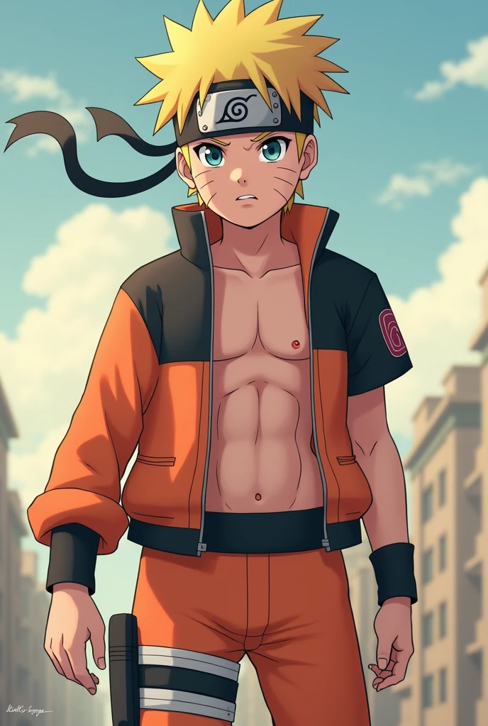Naruto wearing underwear