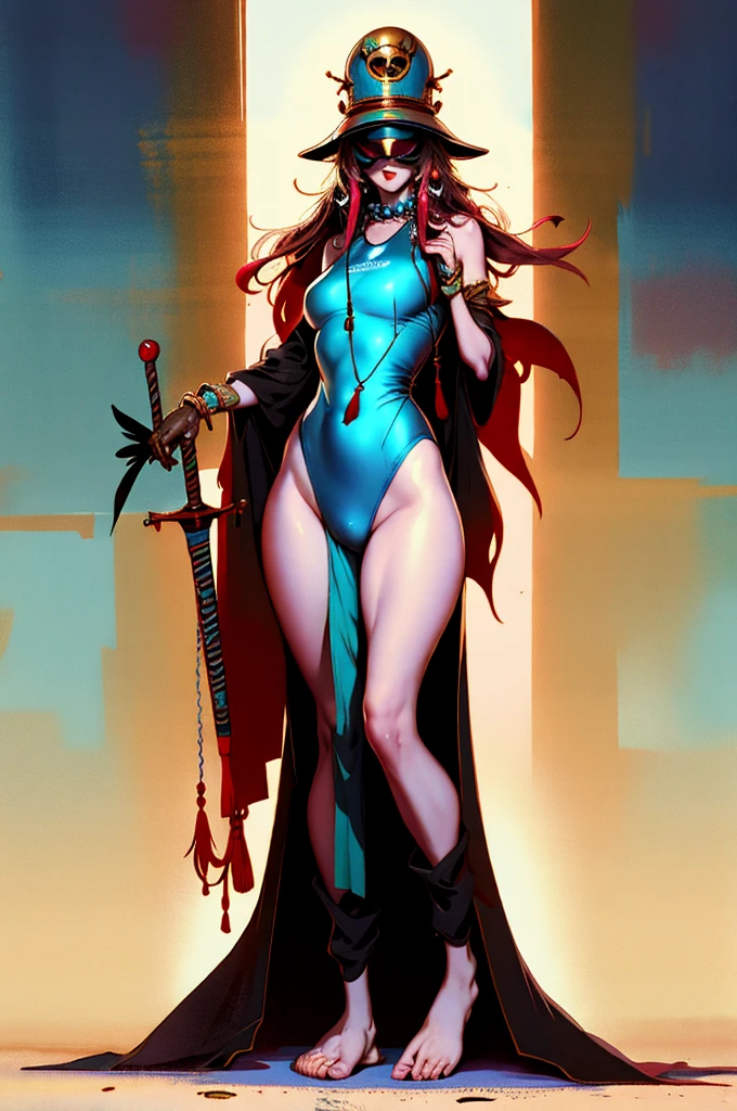 nsfw, (best quality,4k,highres,masterpiece:1.2),ultra-detailed,(realistic,photorealistic,photo-realistic:1.37),sexy red hair witch,portrait,red sting loincloth standing,witch,provocative gaze,mesmerizing eyes,powerful stance,flowing red hair,dark and mysterious aura,vibrant red color scheme,sharp focus,perfect lighting,confident demeanor,alluring smile,powerful magic in her eyes,enchanted forest background,seductive atmosphere,inspired by fantasy art and mythology,emphasizing her beauty and strength,meticulous attention to facial details,elaborate costume design,striking visual impact,expressive facial features,supernatural elements blended with reality, (exceptionally detailed:1.3), super finely detailed hands, ultra finely detailed fingers(((ten fingers))), (obscene posing), (((full body showcase))), (((show full body))), (no logos in the background).