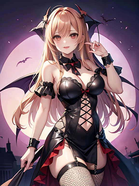 masutepiece, top-quality, top-quality, Beautifully Aesthetic:1.2, 1girl in, halloween night, ((Wearing a fine costume of cat fur, Cat gloves, Shoes in the shape of a cat's paw, Fur mini skirt)), (Silver Pin Heels:1.1), detaileds, ((Red Eyes:1.8)), (Kneeling in a leg pose:1.3), Large breasts, firm breasts, nice shaped breasts, Slender figure, 
((Sexy hairstyles, dark brown hair)), Wavy Hair, (Medium Long Hair:1.2), 
((In a modern room decorated for midnight Halloween:1.2)), (upperbody shot:1.1), (From  above), (Focus on legs:1.1), ((Looking at Viewer:1.2)),