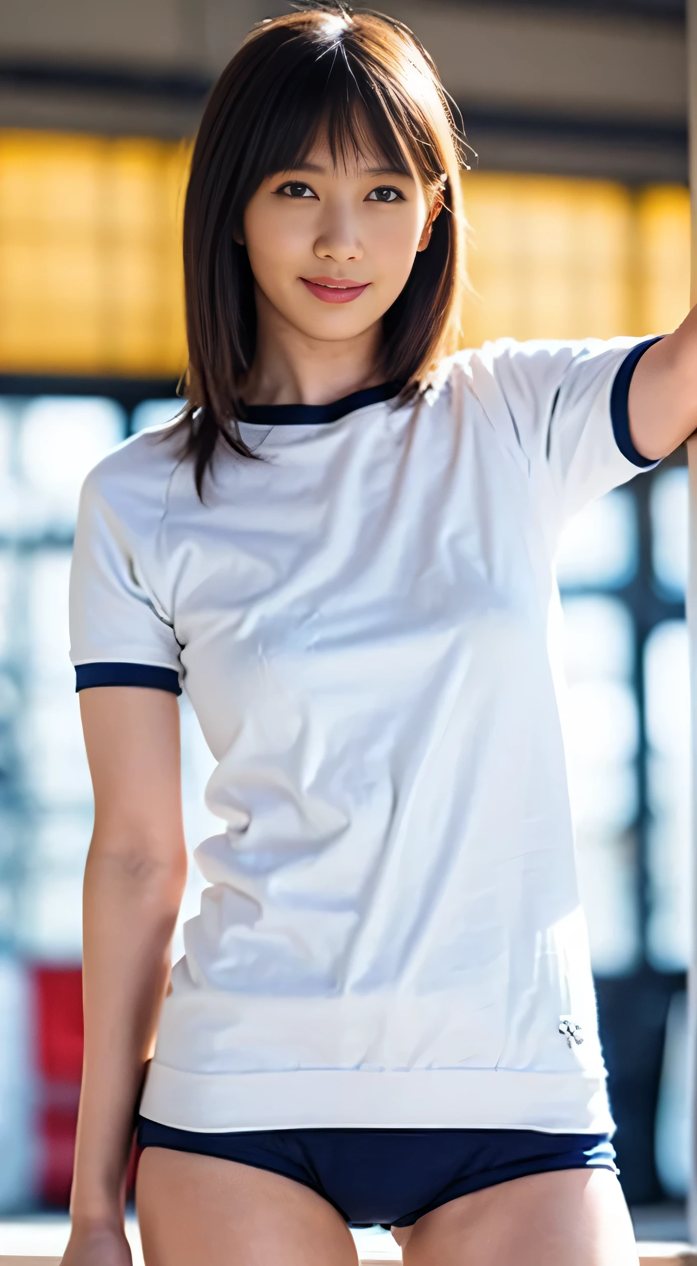 巨作、巨作、最好质量、最好质量、realisitic、Unity、8k壁紙、Official art、Highly detailed CG Unity 8K wallpaper、ulzzang-6500、only girl、cute-cute、Professional lighting、((Black Spandex Shorts:1.37))、((I took off my spandex shorts on the way、Changing clothes:2)), length hair、tousled hair、 (Original: 1.2)、(realisitic: 1.4)、ultra hyper-detailed、A high resolution、ultra hyper-detailed,splendid, finely detail, lighting like a movie、Simple costumes, Detailed clothing texture、a bed、Sleep on your back、close legs、Projection from above。 (8K、Raw photography、最好质量、巨作:1.27)、(realisitic、photoreallistic:1.37)、physicallybased rendering、a handsome、巨作、最好质量、A high resolution、