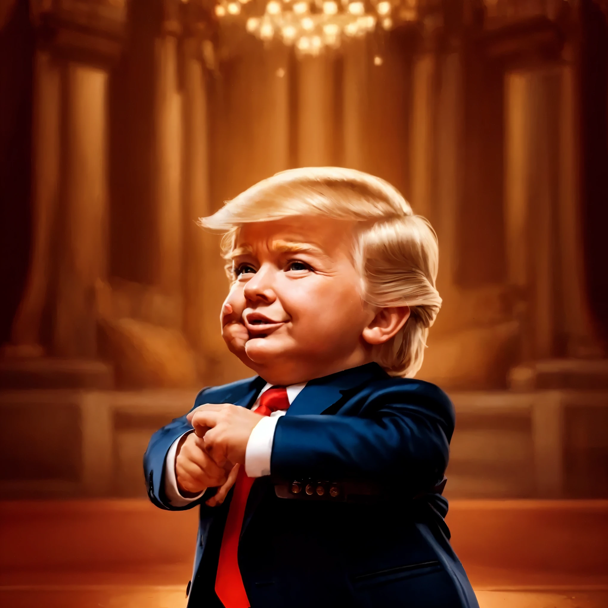 donald trump eats a croissant and sit infront white house, ultra hd, realistic, vivid colors, highly detailed, UHD drawing, pen and ink, perfect composition, beautiful detailed intricate insanely detailed octane render trending on artstation, 8k artistic photography, photorealistic concept art, soft natural volumetric cinematic perfect light, perfect eyes, detailed eyes,photorealistic