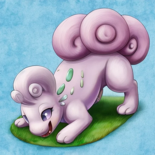 vulpix eats goodra